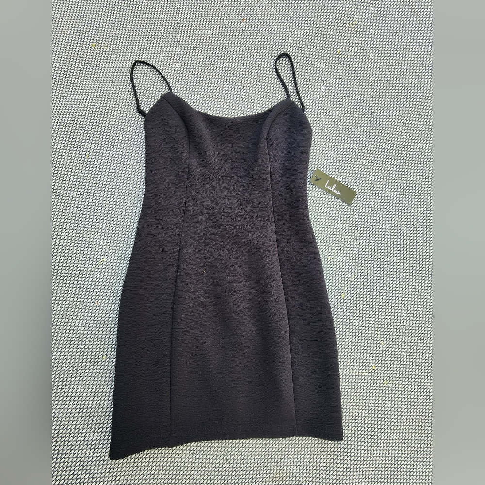 LULUS BLACK DRESS SZ. SM